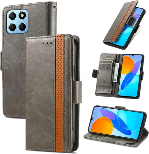 Vista 112 de Funda para Samsung Galaxy Z Fold3 5G, funda para Samsung Galaxy Z Fold 3 5G Funda de piel sintética con ranuras para tarjetas Flip Stand Funda Negro