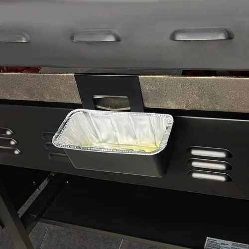 Vista 6 de GARNETIN Recogedor de grasa con paquete de 10 forros, kit de accesorios para plancha Blackstone
