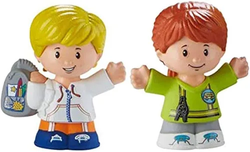 Fisher-Price Piezas de repuesto para Little People Autobús Escolar Little People Sit with Me - Juego de autobús escolar DJB52 ~ Incluye 2 figuras de