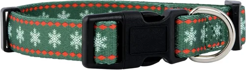 Vista 31 de Native Pup Collar de Perro con Bandera Americana - Rojo, Blanco y Azul - Collares Patrióticos para el 4 de Julio, EE.UU. - Ajustable para Perros