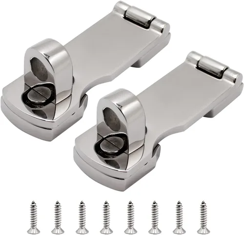 Vista 10 de SHENGHUISS Boat Door Lock Latch Anti-Rattle Lockable Hold Down Clamp Latch Marine Grade 316 Stainless Steel with Screws