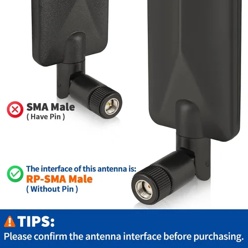 Vista 2 de Bingfu Antena de cámara de juego 4G LTE Cellular Trail 9dBi RP-SMA macho (paquete de 10) compatible con Spypoint Stealth Cam Tactacam Cuddeback