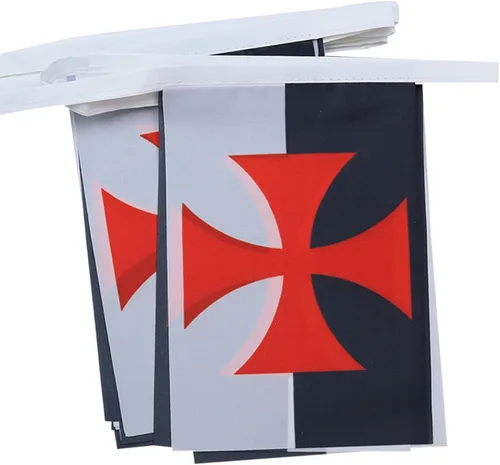 Vista 172 de Guatemala 19.7 ft BUNTING Flag 20 banderas 9'' x 6'' - Banderas de cuerda guatemalteca 5.9 x 8.3 in - AZ FLAG