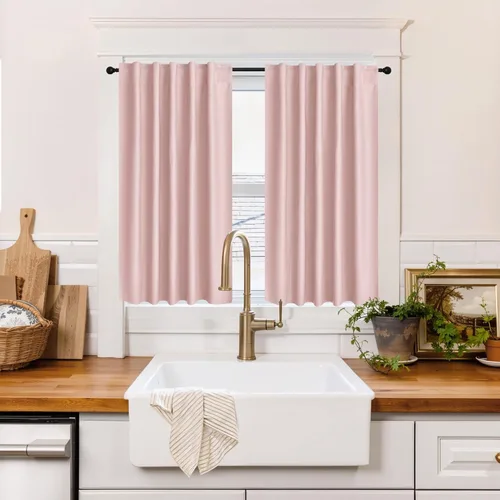 Vista 52 de RYB HOME Cortinas 100% opacas para autocaravana, aislamiento térmico, oscurecimiento total de la habitación, cortinas reductoras de ruido