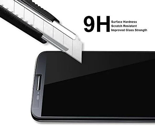 Vista 2 de Supershieldz Protector de pantalla de vidrio templado diseñado para LG Phoenix 4, antiarañazos, sin burbujas