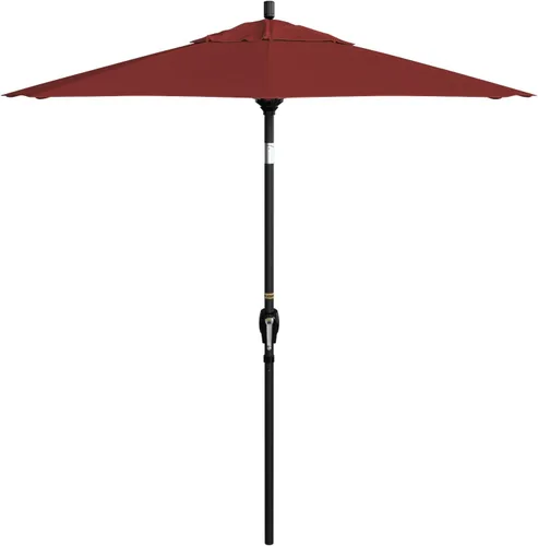Vista 37 de California Umbrella 7.5' paraguas redondo de aluminio del mercado, elevación de la manivela Azul (Air Blue)
