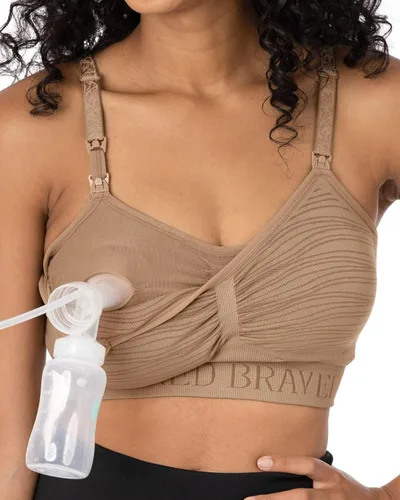 Vista 18 de Kindred Bravely Sublime Pumping Bra Hands Free, Adjustable Pumping & Nursing Bra with EasyClip for All Breast Pumps