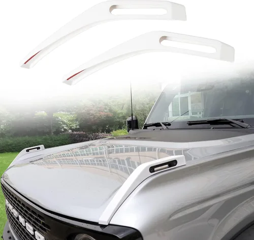Vista 11 de sukemichi Cubierta de visión de sendero para capó del motor, cubierta de bisagra, manijas de liberación lateral, accesorios exteriores para Ford