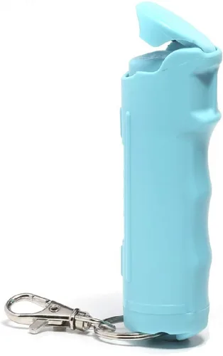 Vista 2 de Brand Pocket Pepper Spray, alarma personal o spray de pimienta de bolsillo y alarma personal, color verde azulado
