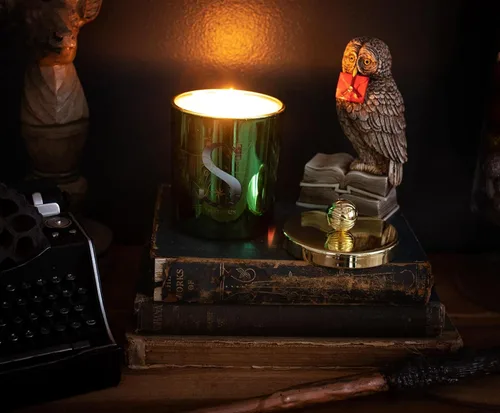 Vista 5 de Harry Potter House Slytherin - Vela de cera de soja perfumada de alta calidad con fragancia aromática única, tiempo de combustión de 50 horas