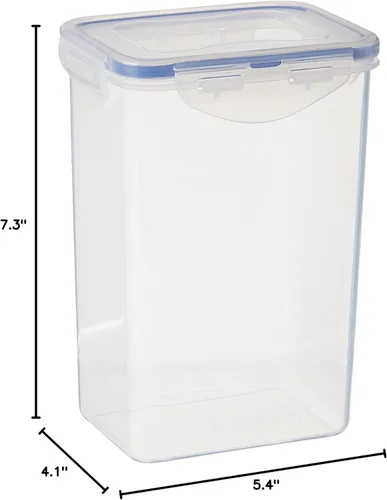 Vista 10 de Lock & Lock Almacenamiento de alimentos rectangular hermético, Sencillo