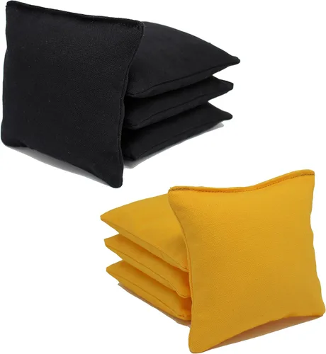 Vista 17 de Bolsas de cornhole con regulación ACA de Donkey Sports (personalizable) Juego de 8. Relleno de maíz.