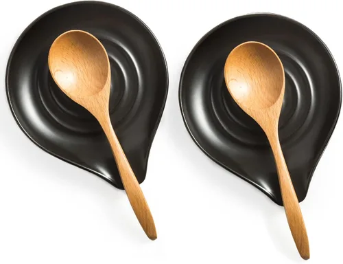 Vista 26 de Soporte de cuchara para encimera de cocina, soporte de cuchara para cocina, soporte grande para espátula, cucharas o pinzas, decoración