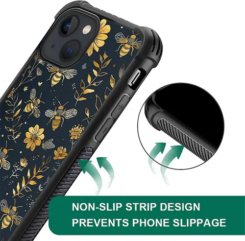 Vista 720 de Funda compatible con iPhone 8 Plus, diseño de oso de bosque otoñal, a prueba de golpes, antiarañazos, carcasa trasera de policarbonato duro