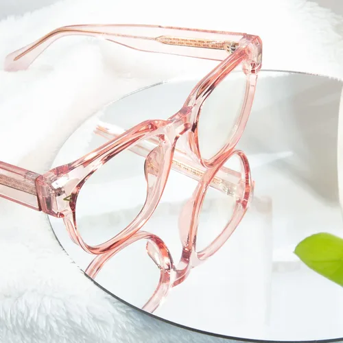 Vista 5 de VISOONE Gafas cuadradas TR90 con bloqueo de luz azul con antirreflejos para computadora de vidrio para mujer y hombre, salvia
