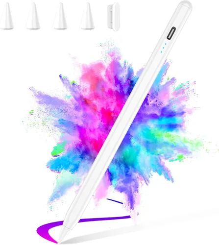 Vista 13 de Lápiz óptico para iPad 2025-2018, carga más rápida, lápiz Apple con sensibilidad de inclinación, rechazo de palma y magnético, compatible con iPad