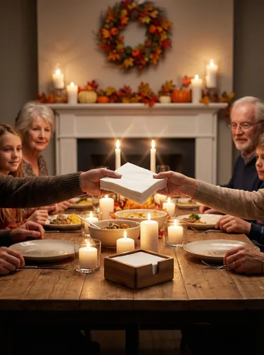Vista 7 de Servilletero de papel de cóctel de acacia cuadrado de 5.4 x 5.4 pulgadas, bandeja de servilletas plana de madera, servilleta de cóctel