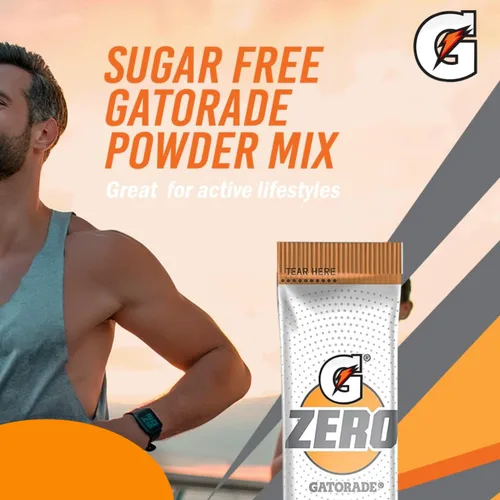 Vista 2 de Paquete variado Gatorade Zero - Polvo Gatorade - Paquetes de polvo Gatorade Zero - Paquetes de polvo Gatorade - Paquetes Gatorade - Gatorade Powder