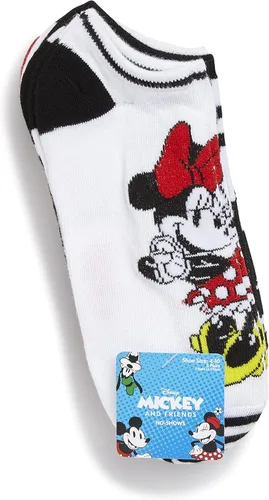 Vista 4 de Disney Paquete de 5 calcetines invisibles de Mickey Mouse para mujer