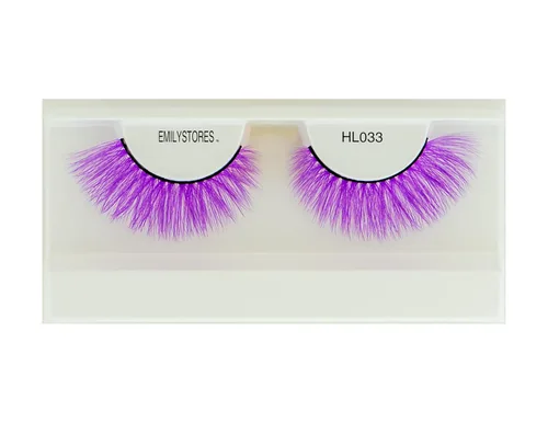 Vista 6 de Pestañas azules de Halloween para disfraz de drag queen, 1 par, color azul