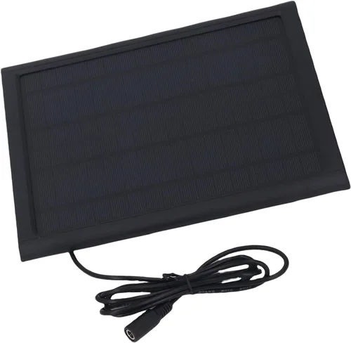 Vista 7 de Aramox Cargador de batería solar de 6 W, cargador de panel solar portátil con carga rápida inteligente 25% tasa de conversión para automóvil