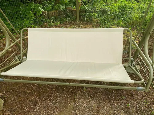 Vista 10 de J&C Funda de repuesto para asiento de columpio de patio, resistente 600D, soporte de asiento de columpio para exteriores, impermeable, resistente a