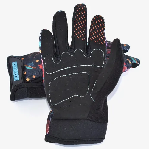 Vista 4 de ZippyRooz Guantes de bicicleta largos para niños pequeños y pequeños