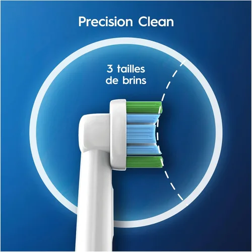 Vista 3 de Oral-B Precision Clean - Juego de 10 pinceles con tecnología Cleanmaximiser, formato especial, 10
