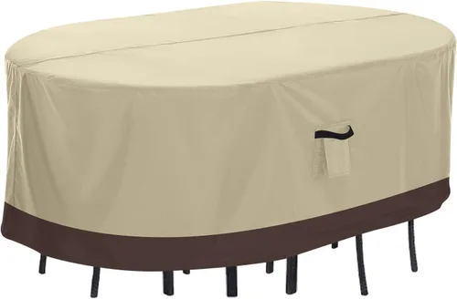 Vista 36 de ABCCANOPY Cubierta de Mesa Rectangular Cubierta de Mesa Universal Cubierta de Silla para Exteriores Impermeable y a Prueba de Polvo Resistente al