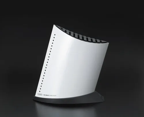 Vista 2 de Global GKB-52/CW, bloque de cuchillos de 10 ranuras, color blanco