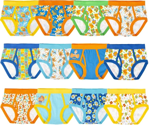 Blippi Boys Exclusive 12-Days Advent Box of Surprise Underwear Pack Makes Potty Training Fun with Stickers, 2/3t, 4t and 5t