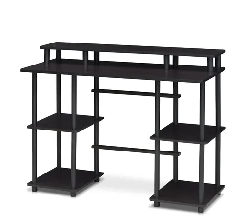 FURINNO Turn-N-Tube - Escritorio para computadora, color expreso