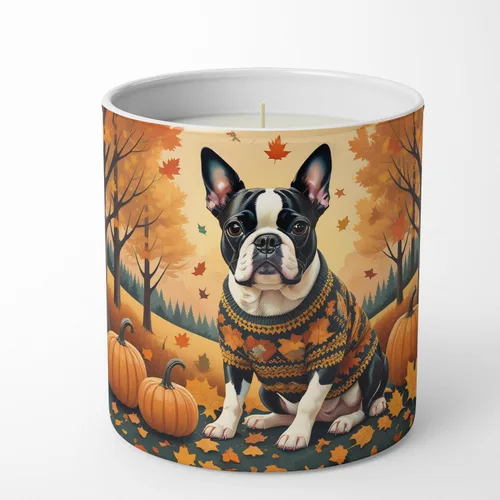 Vista 48 de Caroline's Treasures DAC1001CDL Affenpinscher Fall Decorative Soy Candle Nature Soy Wax Essential Oil Home Decor Ideal for Bedroom Kitchen Bath