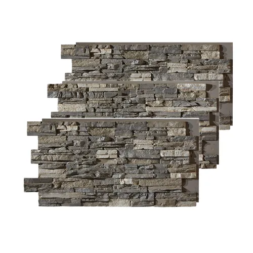 Vista 52 de AZ Faux Paneles de revestimiento de pared de poliuretano de alta densidad para decoración interior y exterior Panel de revestimiento de piedra