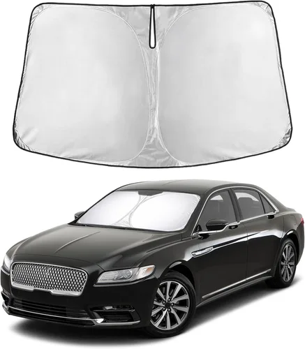 Vista 215 de Parasol para parabrisas para Rivian R1S 2022-2024 2025 compatible con EcoNour material de poliéster 240T, visera solar para coches, reflector que