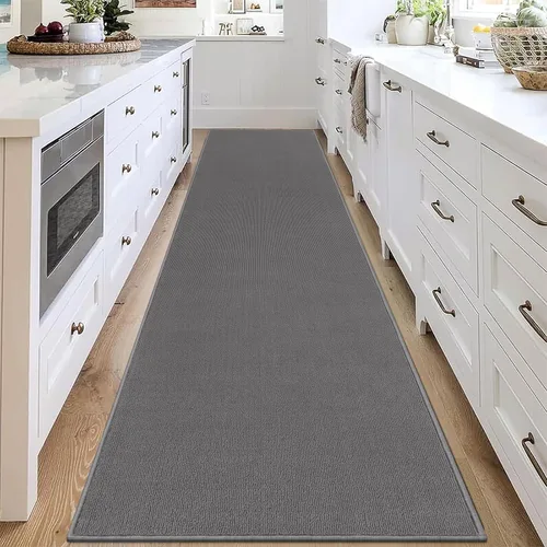 Vista 48 de SHACOS Alfombras de pasillo de entrada de 2 x 5 pies, alfombra lavable con parte trasera de goma antideslizante, alfombras de cocina atrapa suciedad