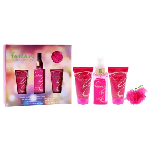 Vista 3 de Britney Spears Fantasy - Fragancia para mujer, juego de regalo de 4 piezas, Eau de Parfum, 3.4 onzas líquidas