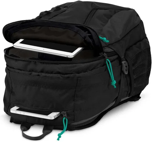 Vista 5 de JanSport Mochila Agave para mujer - Bolsa para portátil de 15 pulgadas, color negro