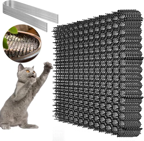 Alfombrilla para gatos con púas – Repelente disuasorio para gatos, 16.5 x 13.4 pulgadas