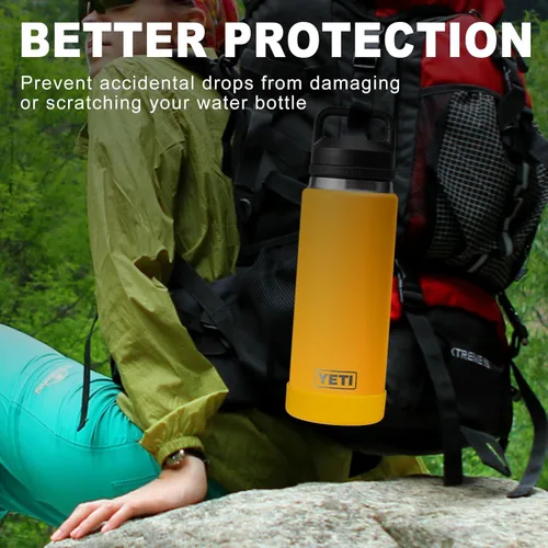Vista 4 de Funda de silicona VGHNQ para botellas de agua YETI, Owala, protector inferior para YETI 26 36 OZ, cubierta de bota para Owala 32OZ, accesorios