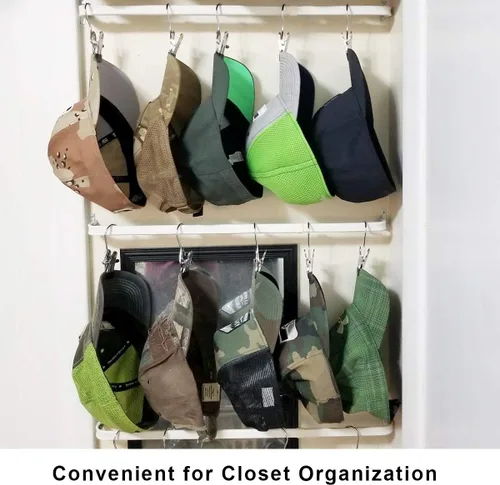 Vista 5 de Coideal Ganchos para colgar botas, 8 ganchos para botas, clips de ropa de acero inoxidable para secar calcetines (negro)