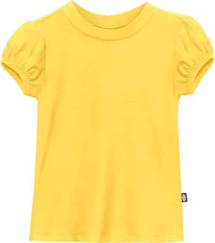 Vista 8 de City Threads Girls' Puff Short Sleeve Rashguard Swim Shirt negro