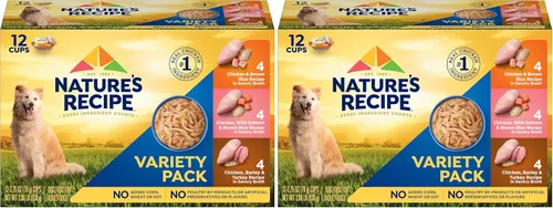 Vista 9 de Nature's Recipe Alimento húmedo para perros, paquete variado, taza de 2.75 onzas (paquete de 24)