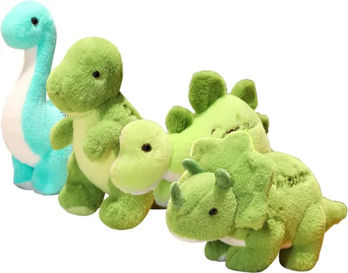 Vista 8 de Juguetes de Animales de Peluche de Dinosaurio, Pequeños Juguetes de Peluche de Dino Pterosaurio con Huevo de Dinosaurio Grande, Lindo Muñeco