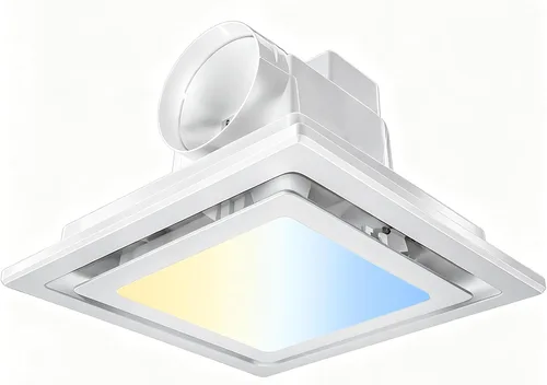 Extractor de baño con ventilador de ventilación LED de 145 CFM