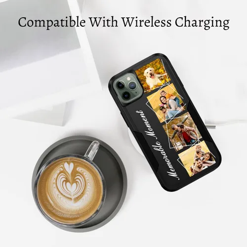Vista 7 de Fundas de teléfono personalizadas con múltiples imágenes para iPhone 11 Pro Max, imágenes personalizadas, protección contra caídas, cuerpo completo