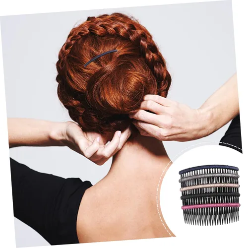 Vista 8 de 10 unids nupcial peine de pelo peine diapositiva horquilla para el cabello de las mujeres versión core