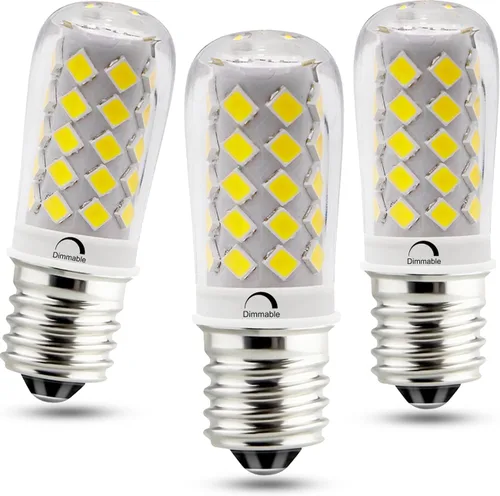 Vista 9 de KAKEMONO Foco LED E17 regulable de 40 W, reemplazo halógeno E17 tipo base intermedia 5W R14 reflector bombilla para escritorio de lectura, lámpara