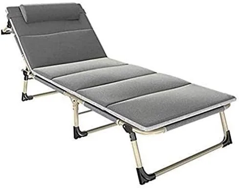 Vista 8 de Tumbonas para el sol, silla de ocio transpirable plegable, silla reclinable, de gravedad cero, asiento resistente y ajustable para jardín, balcón