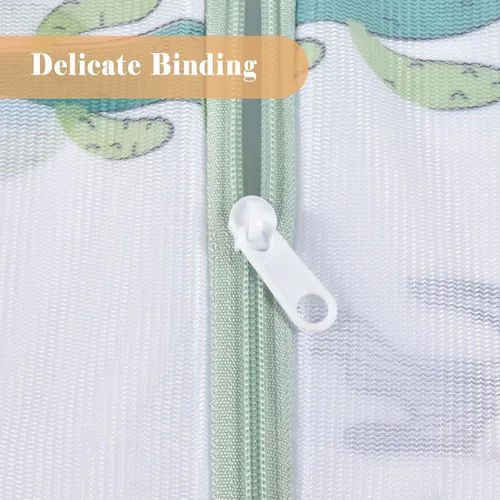 Vista 5 de Bolsa de lavandería de malla, bolsas duraderas para lavandería con cremallera premium, 5 bolsas de lavado a máquina para blusas delicadas, medias